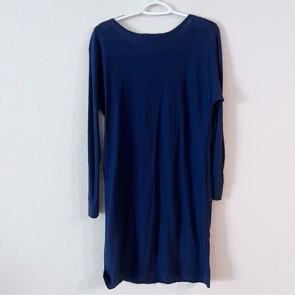 Lilly Pulitzer Women's Jupiter Sweater Dress Navy Blue Style 23807 Size M Pocket - Picture 7 of 8